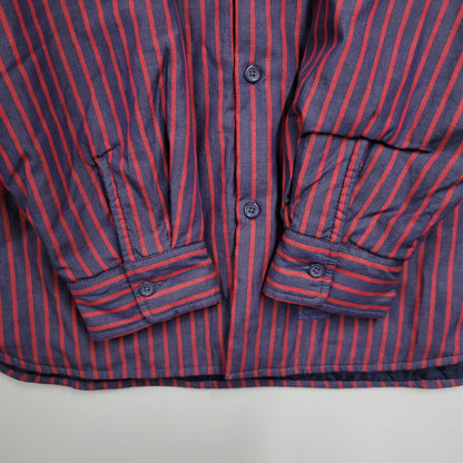 【中古品】【メンズ】 SUPREME シュプリーム× MM6 MAISON MARGIELA PADDED SHIRT エムエムシックス メゾン マルジェラ パデッド シャツ アウター 149-260908-kh-02-izu サイズ：XL カラー：ネイビー×レッド 万代Net店