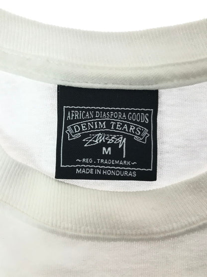 【中古品】【メンズ】 STUSSY ステューシー × DENIM TEARS デニム ティアーズ ANNIE LEE TEE アニメ リー Tシャツ 半袖Tシャツ 142-260523-rt-19-tagh サイズ：M カラー：ホワイト 万代Net店