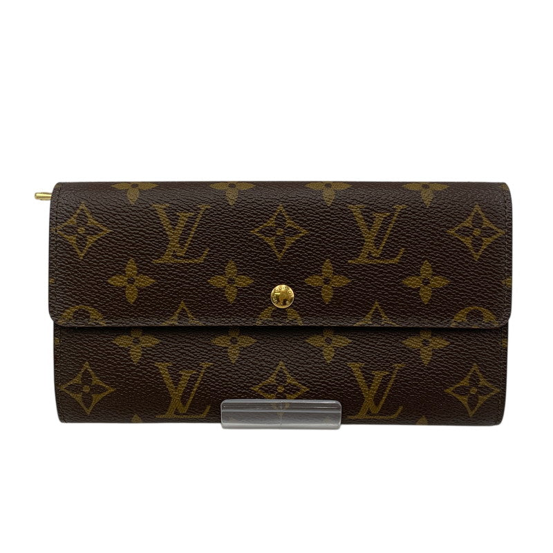 【中古品】【メンズ/レディース】 LOUIS VUITTON ルイ・ヴィトン M61724 MI1912 モノグラム ポシェット ポルトモネ クレディ 財布 179-260519-kh-08-izu カラー：ブラウン 万代Net店