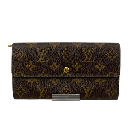 【中古品】【メンズ/レディース】 LOUIS VUITTON ルイ・ヴィトン M61724 MI1912 モノグラム ポシェット ポルトモネ クレディ 財布 179-260519-kh-08-izu カラー：ブラウン 万代Net店