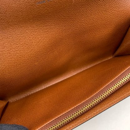 【中古品】【メンズ/レディース】 LOUIS VUITTON ルイ・ヴィトン M61724 MI1912 モノグラム ポシェット ポルトモネ クレディ 財布 179-260519-kh-08-izu カラー：ブラウン 万代Net店