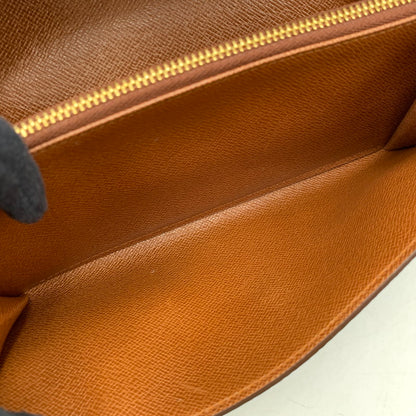 【中古品】【メンズ/レディース】 LOUIS VUITTON ルイ・ヴィトン M61724 MI1912 モノグラム ポシェット ポルトモネ クレディ 財布 179-260519-kh-08-izu カラー：ブラウン 万代Net店
