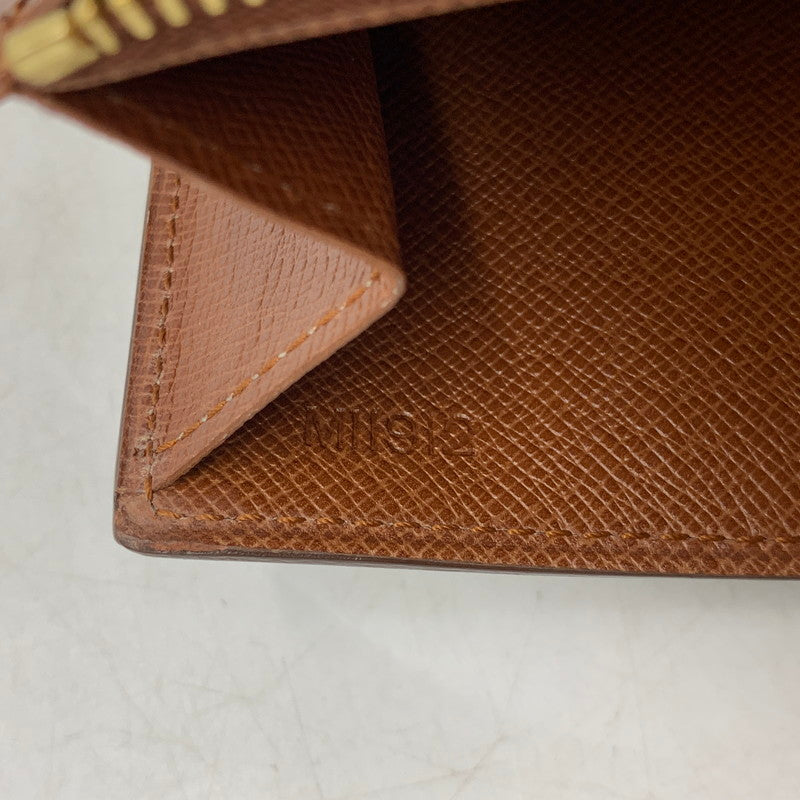 【中古品】【メンズ/レディース】 LOUIS VUITTON ルイ・ヴィトン M61724 MI1912 モノグラム ポシェット ポルトモネ クレディ 財布 179-260519-kh-08-izu カラー：ブラウン 万代Net店