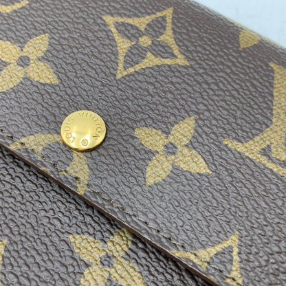 【中古品】【メンズ/レディース】 LOUIS VUITTON ルイ・ヴィトン M61724 MI1912 モノグラム ポシェット ポルトモネ クレディ 財布 179-260519-kh-08-izu カラー：ブラウン 万代Net店