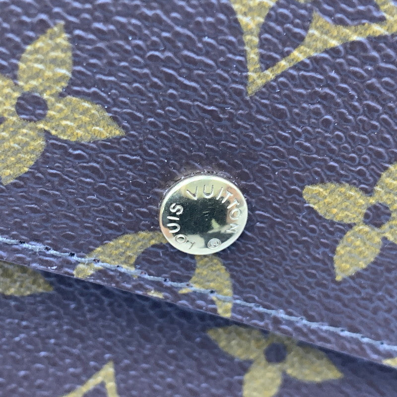 【中古品】【メンズ/レディース】 LOUIS VUITTON ルイ・ヴィトン M61724 MI1912 モノグラム ポシェット ポルトモネ クレディ 財布 179-260519-kh-08-izu カラー：ブラウン 万代Net店