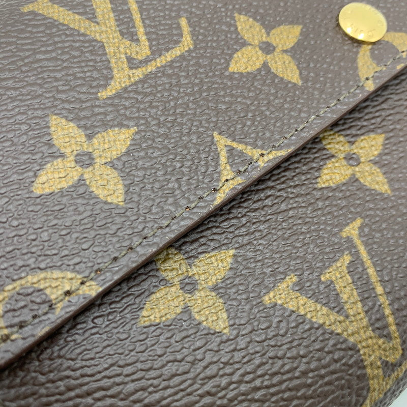 【中古品】【メンズ/レディース】 LOUIS VUITTON ルイ・ヴィトン M61724 MI1912 モノグラム ポシェット ポルトモネ クレディ 財布 179-260519-kh-08-izu カラー：ブラウン 万代Net店