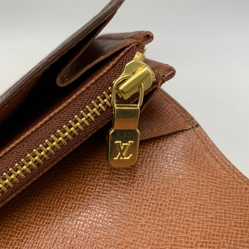 【中古品】【メンズ/レディース】 LOUIS VUITTON ルイ・ヴィトン M61724 MI1912 モノグラム ポシェット ポルトモネ クレディ 財布 179-260519-kh-08-izu カラー：ブラウン 万代Net店