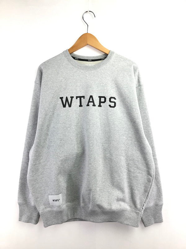 【中古美品】【メンズ】 25SS CREWNECK LOGO SWEATSHIRT 251ATDT-CSM03 クルーネック ロゴ スウェット トレーナー トップス 142-260625-YY-05-tagh サイズ：2 カラー：グレー 万代Net店