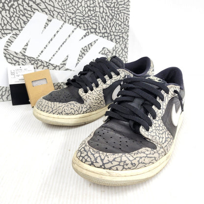 【現状渡し品】【メンズ】 NIKE ナイキ AIR JORDAN 1 RETRO LOW OG CZ0790-001 エア ジョーダン 1 レトロ ロー OG スニーカー シューズ 靴 160-260430-as-10-izu サイズ：27cm カラー：BLACK/MUSLIN-TECH GREY-WHITE 万代Net店