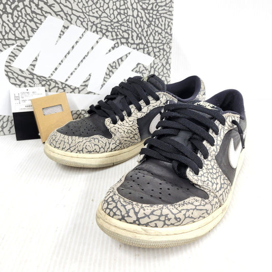 【現状渡し品】【メンズ】 NIKE ナイキ AIR JORDAN 1 RETRO LOW OG CZ0790-001 エア ジョーダン 1 レトロ ロー OG スニーカー シューズ 靴 160-260430-as-10-izu サイズ：27cm カラー：BLACK/MUSLIN-TECH GREY-WHITE 万代Net店