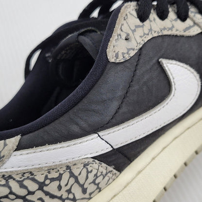 【現状渡し品】【メンズ】 NIKE ナイキ AIR JORDAN 1 RETRO LOW OG CZ0790-001 エア ジョーダン 1 レトロ ロー OG スニーカー シューズ 靴 160-260430-as-10-izu サイズ：27cm カラー：BLACK/MUSLIN-TECH GREY-WHITE 万代Net店