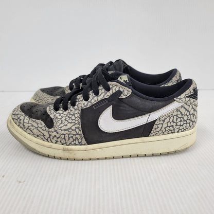 【現状渡し品】【メンズ】 NIKE ナイキ AIR JORDAN 1 RETRO LOW OG CZ0790-001 エア ジョーダン 1 レトロ ロー OG スニーカー シューズ 靴 160-260430-as-10-izu サイズ：27cm カラー：BLACK/MUSLIN-TECH GREY-WHITE 万代Net店