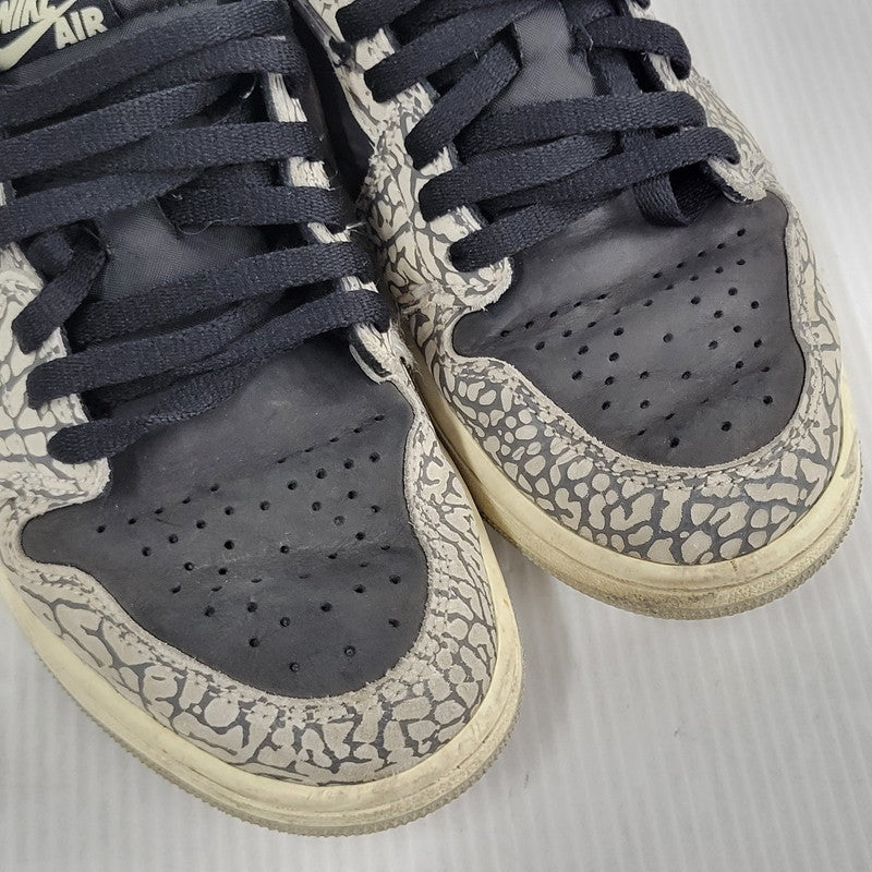 【現状渡し品】【メンズ】 NIKE ナイキ AIR JORDAN 1 RETRO LOW OG CZ0790-001 エア ジョーダン 1 レトロ ロー OG スニーカー シューズ 靴 160-260430-as-10-izu サイズ：27cm カラー：BLACK/MUSLIN-TECH GREY-WHITE 万代Net店