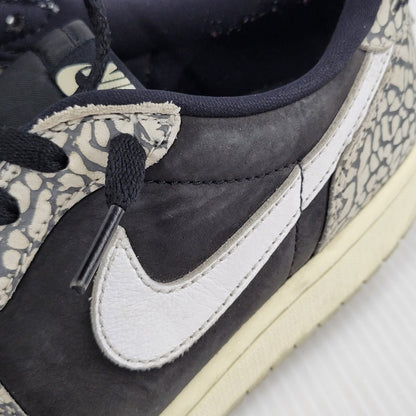 【現状渡し品】【メンズ】 NIKE ナイキ AIR JORDAN 1 RETRO LOW OG CZ0790-001 エア ジョーダン 1 レトロ ロー OG スニーカー シューズ 靴 160-260430-as-10-izu サイズ：27cm カラー：BLACK/MUSLIN-TECH GREY-WHITE 万代Net店