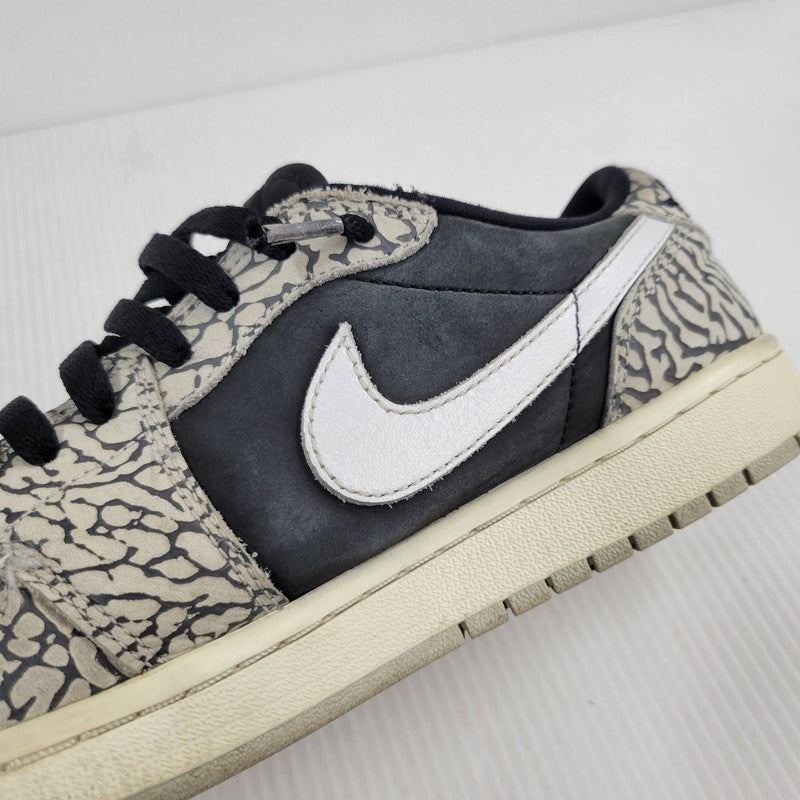 【現状渡し品】【メンズ】 NIKE ナイキ AIR JORDAN 1 RETRO LOW OG CZ0790-001 エア ジョーダン 1 レトロ ロー OG スニーカー シューズ 靴 160-260430-as-10-izu サイズ：27cm カラー：BLACK/MUSLIN-TECH GREY-WHITE 万代Net店