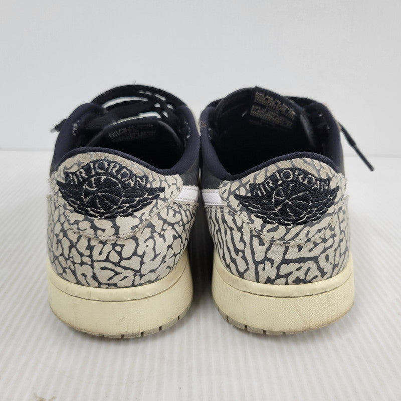 【現状渡し品】【メンズ】 NIKE ナイキ AIR JORDAN 1 RETRO LOW OG CZ0790-001 エア ジョーダン 1 レトロ ロー OG スニーカー シューズ 靴 160-260430-as-10-izu サイズ：27cm カラー：BLACK/MUSLIN-TECH GREY-WHITE 万代Net店