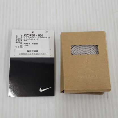 【現状渡し品】【メンズ】 NIKE ナイキ AIR JORDAN 1 RETRO LOW OG CZ0790-001 エア ジョーダン 1 レトロ ロー OG スニーカー シューズ 靴 160-260430-as-10-izu サイズ：27cm カラー：BLACK/MUSLIN-TECH GREY-WHITE 万代Net店