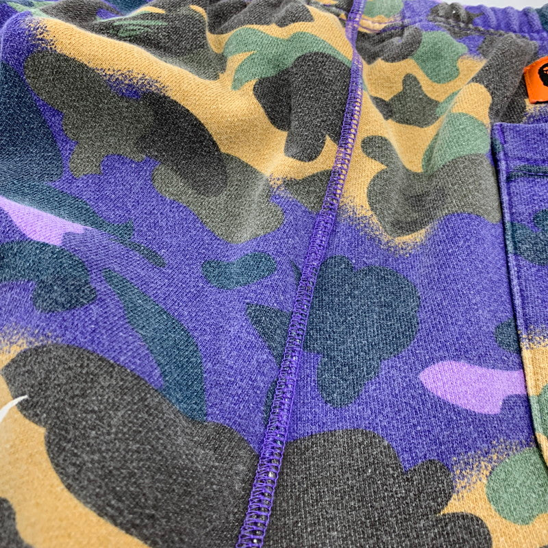 【中古品】【メンズ】 A BATHING APE アベイシングエイプ × HERON PRESTON ヘロンプレストン 001PTI231904C MIX 1ST CAMO SWEAT PANTS ミックス カモ スウェット パンツ ボトムス 153-260517-kh-14-izu サイズ：M カラー：マルチ 万代Net店