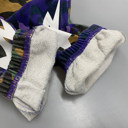 【中古品】【メンズ】 A BATHING APE アベイシングエイプ × HERON PRESTON ヘロンプレストン 001PTI231904C MIX 1ST CAMO SWEAT PANTS ミックス カモ スウェット パンツ ボトムス 153-260517-kh-14-izu サイズ：M カラー：マルチ 万代Net店