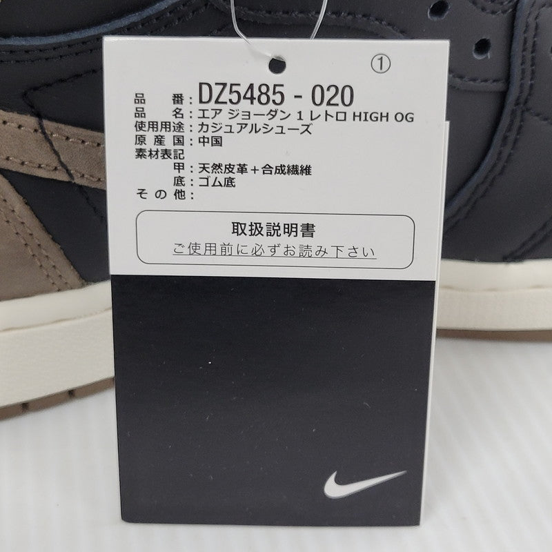 【中古品】【メンズ】 NIKE ナイキ AIR JORDAN 1 RETRO HIGH OG DZ5485-020 エア ジョーダン 1 レトロ ハイ OG スニーカー シューズ 靴 160-260519-as-07-izu サイズ：26.5cm カラー：BLACK/METALLIC GOLD-PALOMINO 万代Net店