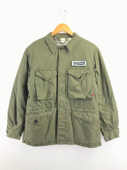 【中古品】【メンズ】 HEAD GOONIE ヘッドグーニーMILITARY JACKET ミリタリージャケット アウター 146-260925-na-21-tagh サイズ：M カラー：カーキ 万代Net店