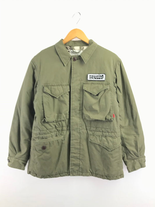 【中古品】【メンズ】 HEAD GOONIE ヘッドグーニーMILITARY JACKET ミリタリージャケット アウター 146-260925-na-21-tagh サイズ：M カラー：カーキ 万代Net店