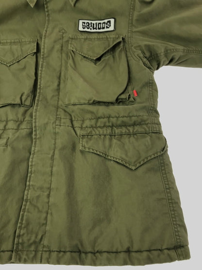 【中古品】【メンズ】 HEAD GOONIE ヘッドグーニーMILITARY JACKET ミリタリージャケット アウター 146-260925-na-21-tagh サイズ：M カラー：カーキ 万代Net店