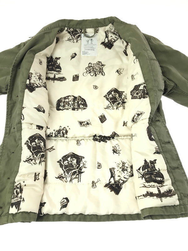 【中古品】【メンズ】 HEAD GOONIE ヘッドグーニーMILITARY JACKET ミリタリージャケット アウター 146-260925-na-21-tagh サイズ：M カラー：カーキ 万代Net店