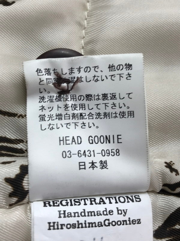 【中古品】【メンズ】 HEAD GOONIE ヘッドグーニーMILITARY JACKET ミリタリージャケット アウター 146-260925-na-21-tagh サイズ：M カラー：カーキ 万代Net店