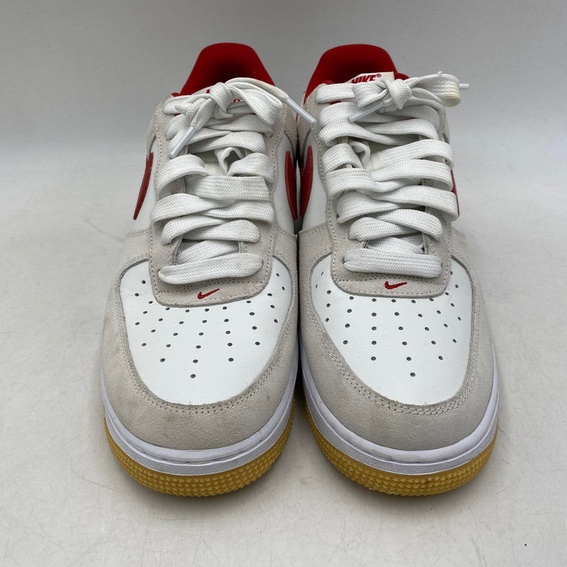 【中古品】【メンズ】 NIKE ナイキ IB6388-101 AIR FORCE 1 LOW エア フォース ワン ロー スニーカー シューズ 靴 160-260611-cs-17-izu サイズ：28cm カラー：SUMMIT WHITE/WHITE/GUM YELLOW/VARSITY RED 万代Net店