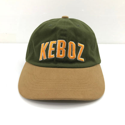 【中古品】【メンズ】 KEBOZ ケボズ ARCH LOGO 6 PANEL CAP アーチロゴ 6パネル キャップ 帽子 185-260925-na-48-tagh カラー：カーキ/ブラウン 万代Net店