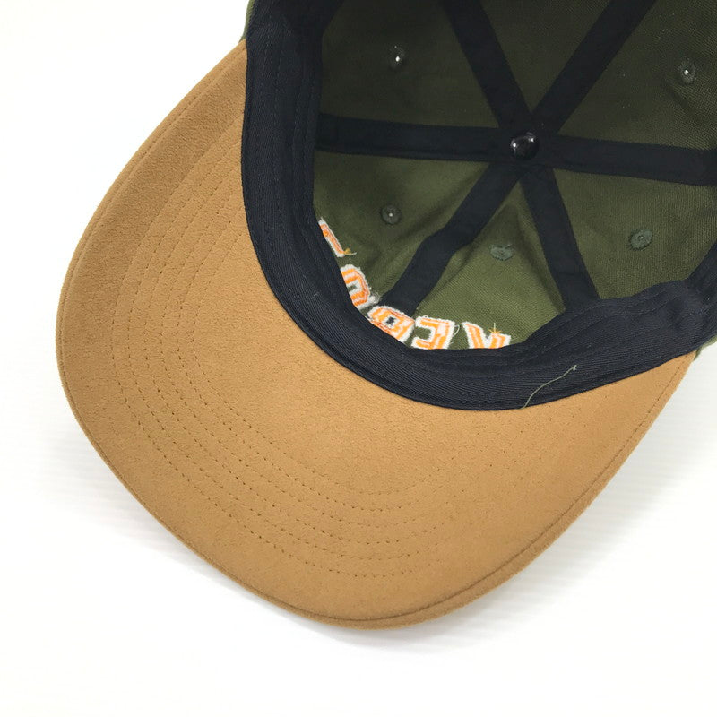【中古品】【メンズ】 KEBOZ ケボズ ARCH LOGO 6 PANEL CAP アーチロゴ 6パネル キャップ 帽子 185-260925-na-48-tagh カラー：カーキ/ブラウン 万代Net店