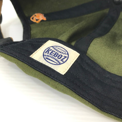 【中古品】【メンズ】 KEBOZ ケボズ ARCH LOGO 6 PANEL CAP アーチロゴ 6パネル キャップ 帽子 185-260925-na-48-tagh カラー：カーキ/ブラウン 万代Net店