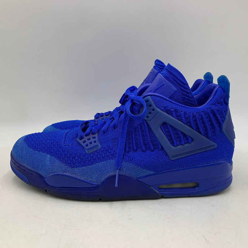 【中古品】【メンズ】 NIKE ナイキ AQ3559-400 AIR JORDAN 4 RETRO FLYKNIT エア ジョーダン フォー レトロ フライニット スニーカー シューズ 靴 160-260606-cs-02-izu サイズ：30cm カラー：HYPER ROYAL/BLACK-HYPER ROYAL 万代Net店