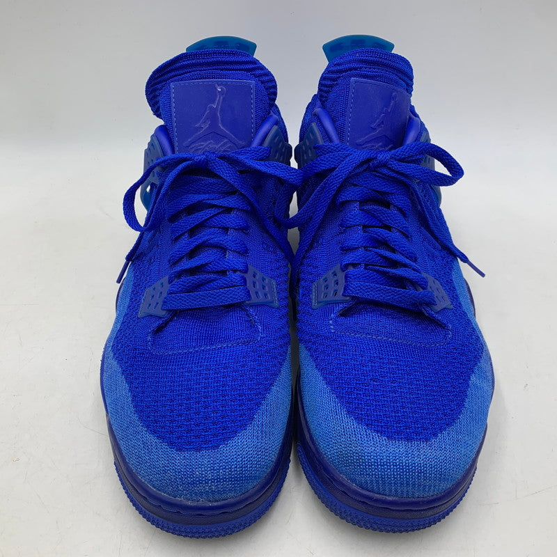 【中古品】【メンズ】 NIKE ナイキ AQ3559-400 AIR JORDAN 4 RETRO FLYKNIT エア ジョーダン フォー レトロ フライニット スニーカー シューズ 靴 160-260606-cs-02-izu サイズ：30cm カラー：HYPER ROYAL/BLACK-HYPER ROYAL 万代Net店
