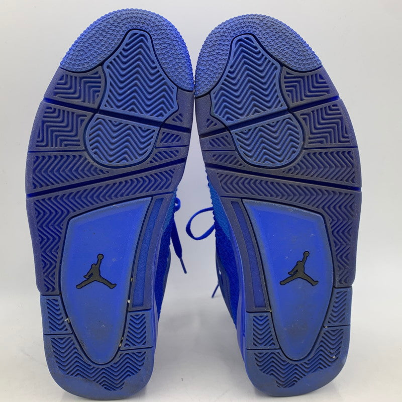 【中古品】【メンズ】 NIKE ナイキ AQ3559-400 AIR JORDAN 4 RETRO FLYKNIT エア ジョーダン フォー レトロ フライニット スニーカー シューズ 靴 160-260606-cs-02-izu サイズ：30cm カラー：HYPER ROYAL/BLACK-HYPER ROYAL 万代Net店