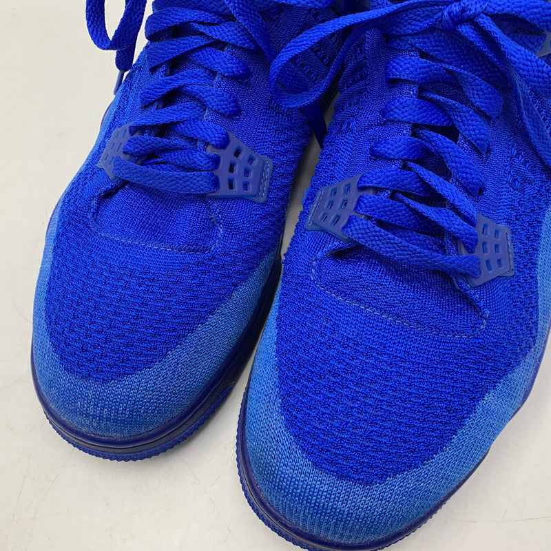 【中古品】【メンズ】 NIKE ナイキ AQ3559-400 AIR JORDAN 4 RETRO FLYKNIT エア ジョーダン フォー レトロ フライニット スニーカー シューズ 靴 160-260606-cs-02-izu サイズ：30cm カラー：HYPER ROYAL/BLACK-HYPER ROYAL 万代Net店