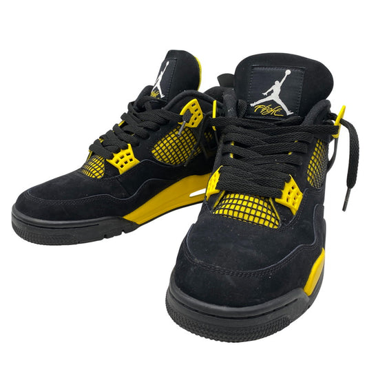 【中古品】【メンズ】 NIKE ナイキ DH6927-017 AIR JORDAN 4 RETRO (2023) エア ジョーダン フォー レトロ スニーカー シューズ 靴 160-260604-cs-07-izu サイズ：29.0cm カラー：BLACK/WHITE-TOUR YELLOW 万代Net店
