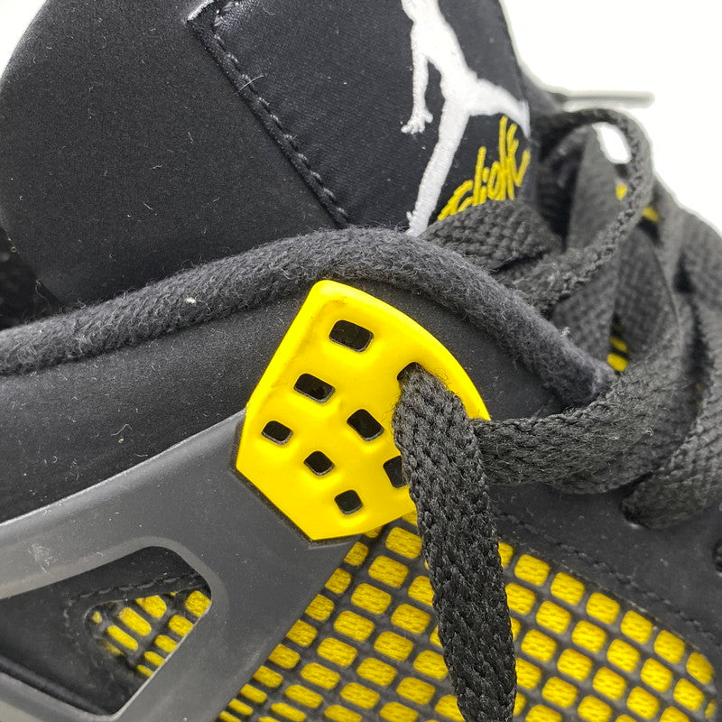 【中古品】【メンズ】 NIKE ナイキ DH6927-017 AIR JORDAN 4 RETRO (2023) エア ジョーダン フォー レトロ スニーカー シューズ 靴 160-260604-cs-07-izu サイズ：29.0cm カラー：BLACK/WHITE-TOUR YELLOW 万代Net店