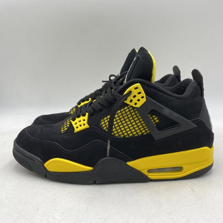 【中古品】【メンズ】 NIKE ナイキ DH6927-017 AIR JORDAN 4 RETRO (2023) エア ジョーダン フォー レトロ スニーカー シューズ 靴 160-260604-cs-07-izu サイズ：29.0cm カラー：BLACK/WHITE-TOUR YELLOW 万代Net店