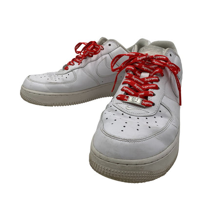 【中古品】【メンズ】 NIKE×SUPREME ナイキ×シュプリーム CU9225-100 AIR FORCE 1 LOW エアフォース ワン ロー スニーカー シューズ 靴 160-260606-cs-01-izu サイズ：26.5cm カラー：WHITE/WHITE 万代Net店