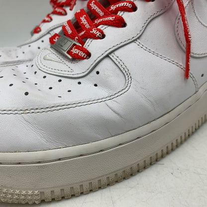 【中古品】【メンズ】 NIKE×SUPREME ナイキ×シュプリーム CU9225-100 AIR FORCE 1 LOW エアフォース ワン ロー スニーカー シューズ 靴 160-260606-cs-01-izu サイズ：26.5cm カラー：WHITE/WHITE 万代Net店