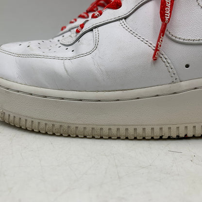 【中古品】【メンズ】 NIKE×SUPREME ナイキ×シュプリーム CU9225-100 AIR FORCE 1 LOW エアフォース ワン ロー スニーカー シューズ 靴 160-260606-cs-01-izu サイズ：26.5cm カラー：WHITE/WHITE 万代Net店