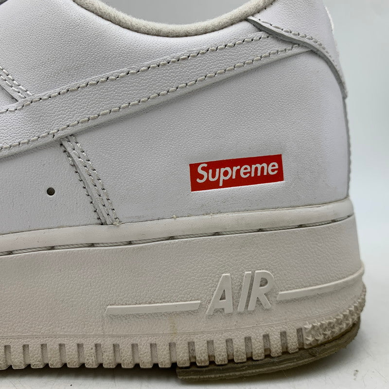 【中古品】【メンズ】 NIKE×SUPREME ナイキ×シュプリーム CU9225-100 AIR FORCE 1 LOW エアフォース ワン ロー スニーカー シューズ 靴 160-260606-cs-01-izu サイズ：26.5cm カラー：WHITE/WHITE 万代Net店
