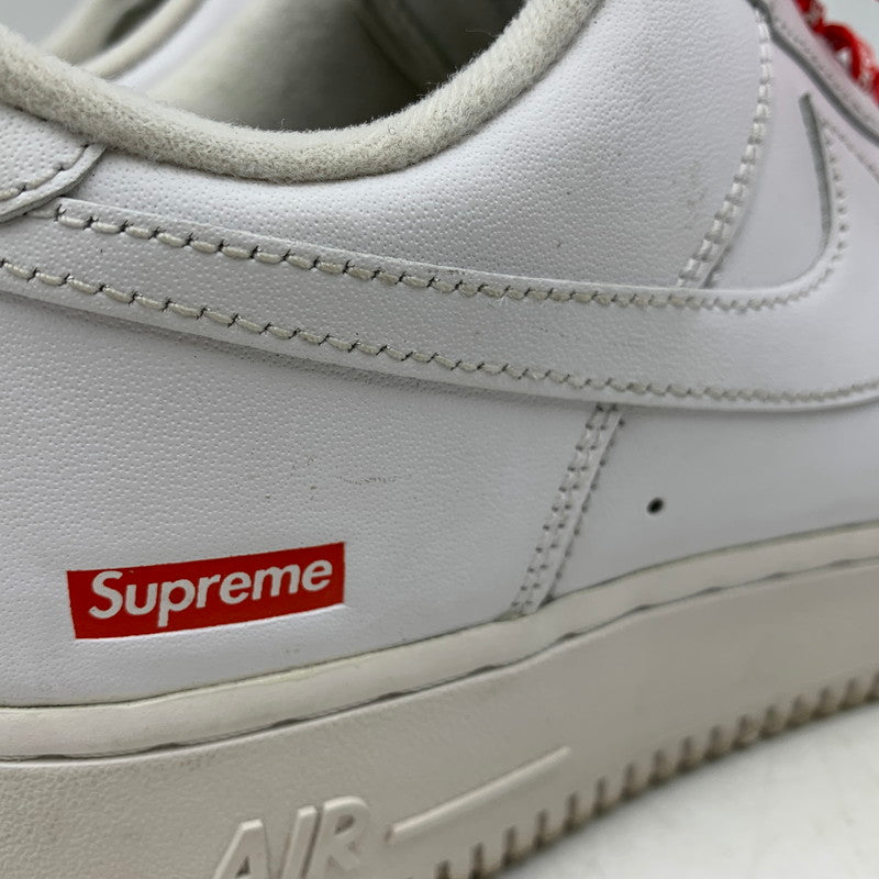 【中古品】【メンズ】 NIKE×SUPREME ナイキ×シュプリーム CU9225-100 AIR FORCE 1 LOW エアフォース ワン ロー スニーカー シューズ 靴 160-260606-cs-01-izu サイズ：26.5cm カラー：WHITE/WHITE 万代Net店
