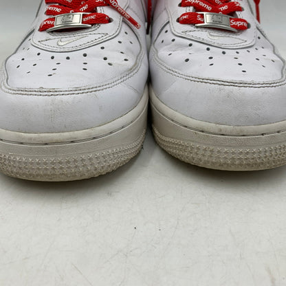 【中古品】【メンズ】 NIKE×SUPREME ナイキ×シュプリーム CU9225-100 AIR FORCE 1 LOW エアフォース ワン ロー スニーカー シューズ 靴 160-260606-cs-01-izu サイズ：26.5cm カラー：WHITE/WHITE 万代Net店