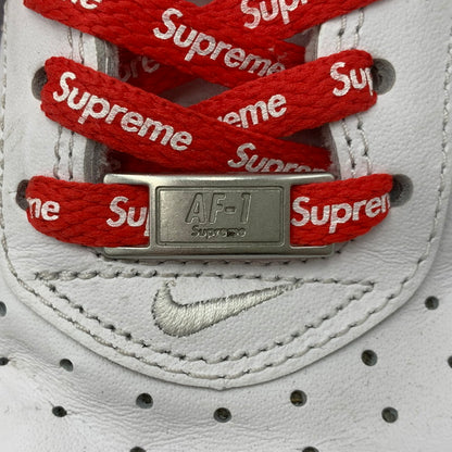【中古品】【メンズ】 NIKE×SUPREME ナイキ×シュプリーム CU9225-100 AIR FORCE 1 LOW エアフォース ワン ロー スニーカー シューズ 靴 160-260606-cs-01-izu サイズ：26.5cm カラー：WHITE/WHITE 万代Net店