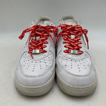 【中古品】【メンズ】 NIKE×SUPREME ナイキ×シュプリーム CU9225-100 AIR FORCE 1 LOW エアフォース ワン ロー スニーカー シューズ 靴 160-260606-cs-01-izu サイズ：26.5cm カラー：WHITE/WHITE 万代Net店