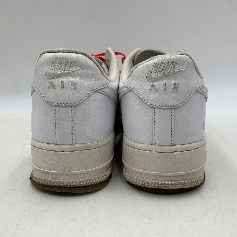 【中古品】【メンズ】 NIKE×SUPREME ナイキ×シュプリーム CU9225-100 AIR FORCE 1 LOW エアフォース ワン ロー スニーカー シューズ 靴 160-260606-cs-01-izu サイズ：26.5cm カラー：WHITE/WHITE 万代Net店