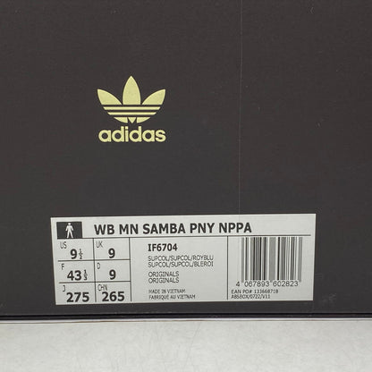 【中古美品】【メンズ】 ADIDAS×WALES BONNER アディダス×ウェールズボナー IF6704 MILLENNIUM SAMBA PONY NAPPA ミレニアム サンバ ポニー ナッパ スニーカー シューズ 靴 161-260428-cs-11-izu サイズ：27.5cm カラー：SUPCOL/SUPCOL/ROYBLU 万代Net店
